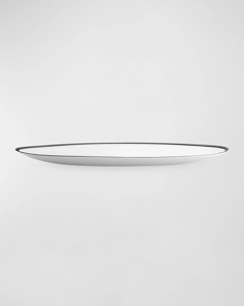 L'Objet Soie Tressee Large Oval Platter, 21" | Thumbnail 2 L'Objet Soie Tressee Large Oval Platter, 21" | Thumbnail 2