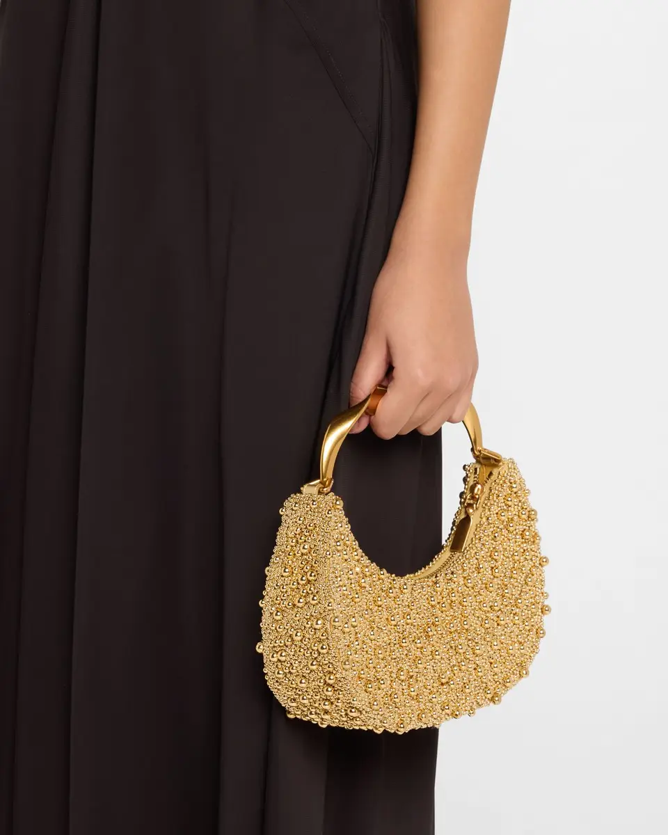 Simkhai Evelyn Crescent Beaded Top-Handle Bag | Thumbnail 2 Simkhai Evelyn Crescent Beaded Top-Handle Bag | Thumbnail 2