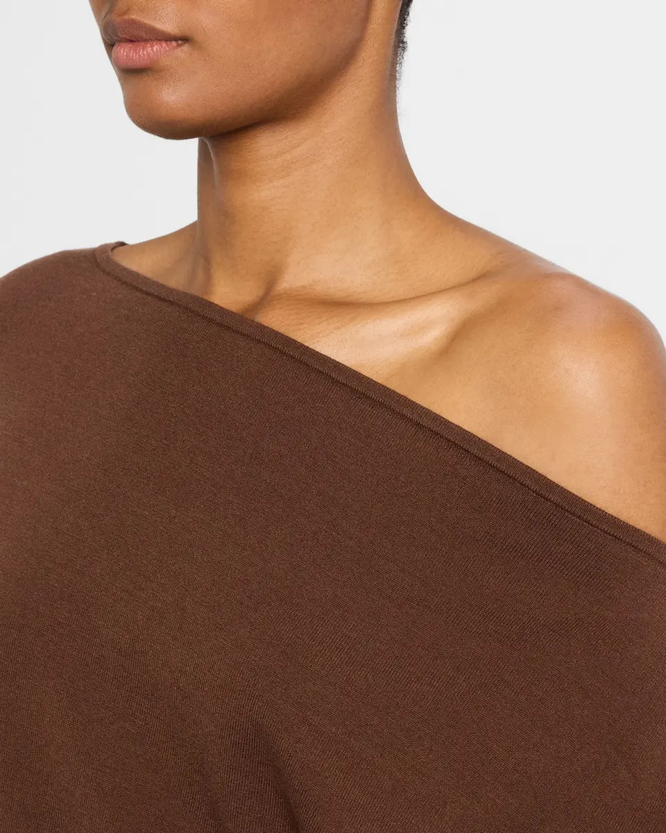Simkhai Janese One-Shoulder Wool-Blend Midi Dress | Thumbnail 5 Simkhai Janese One-Shoulder Wool-Blend Midi Dress | Thumbnail 5