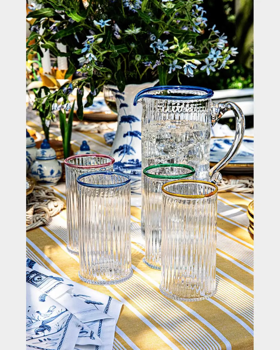 Juliska Nell Assorted 14 oz. Highball Glasses, Set of 4 | Thumbnail 5 Juliska Nell Assorted 14 oz. Highball Glasses, Set of 4 | Thumbnail 5