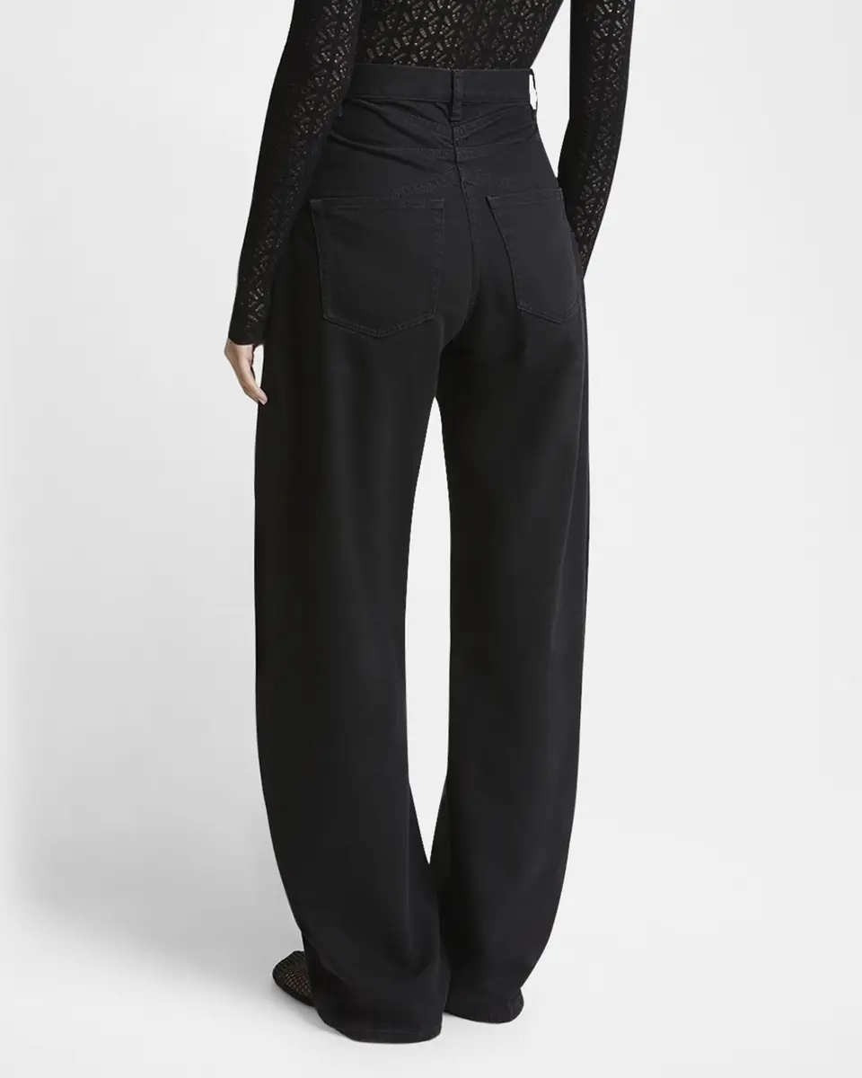 Alaïa Rounded Leg Denim Pants | Thumbnail 3 Alaïa Rounded Leg Denim Pants | Thumbnail 3
