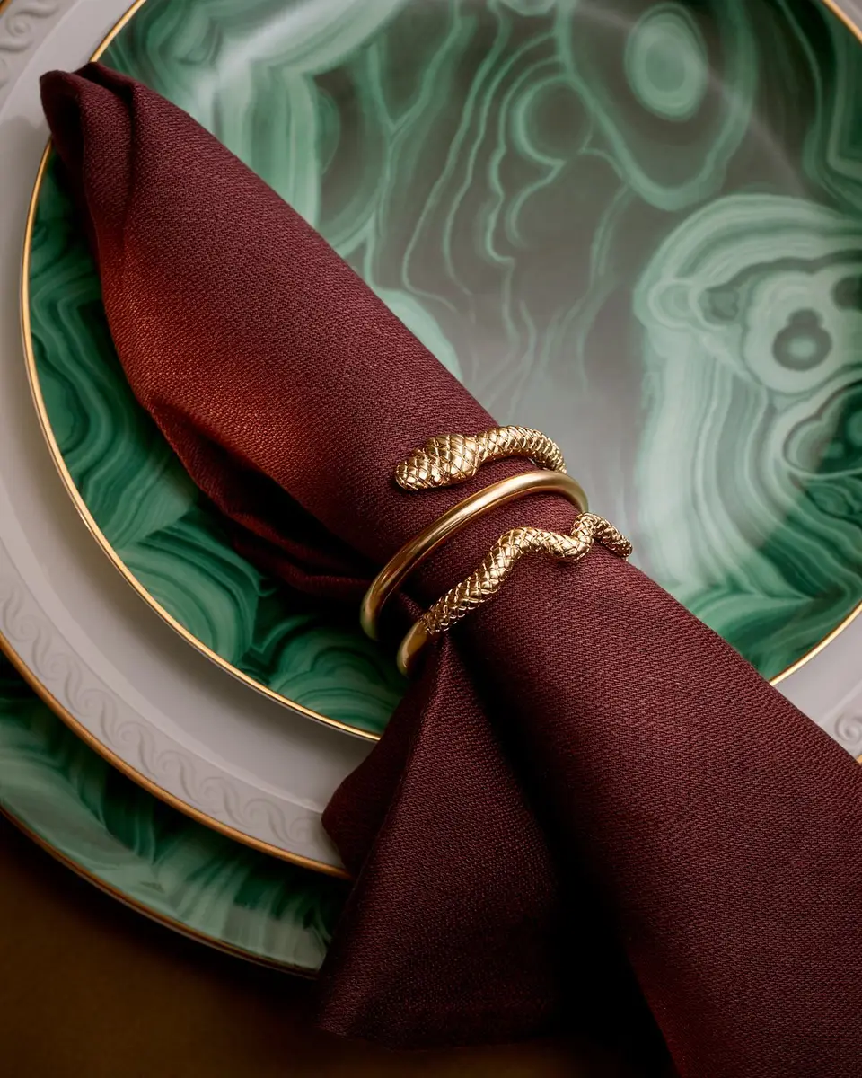 L'Objet Malachite Small Dish | Thumbnail 3 L'Objet Malachite Small Dish | Thumbnail 3