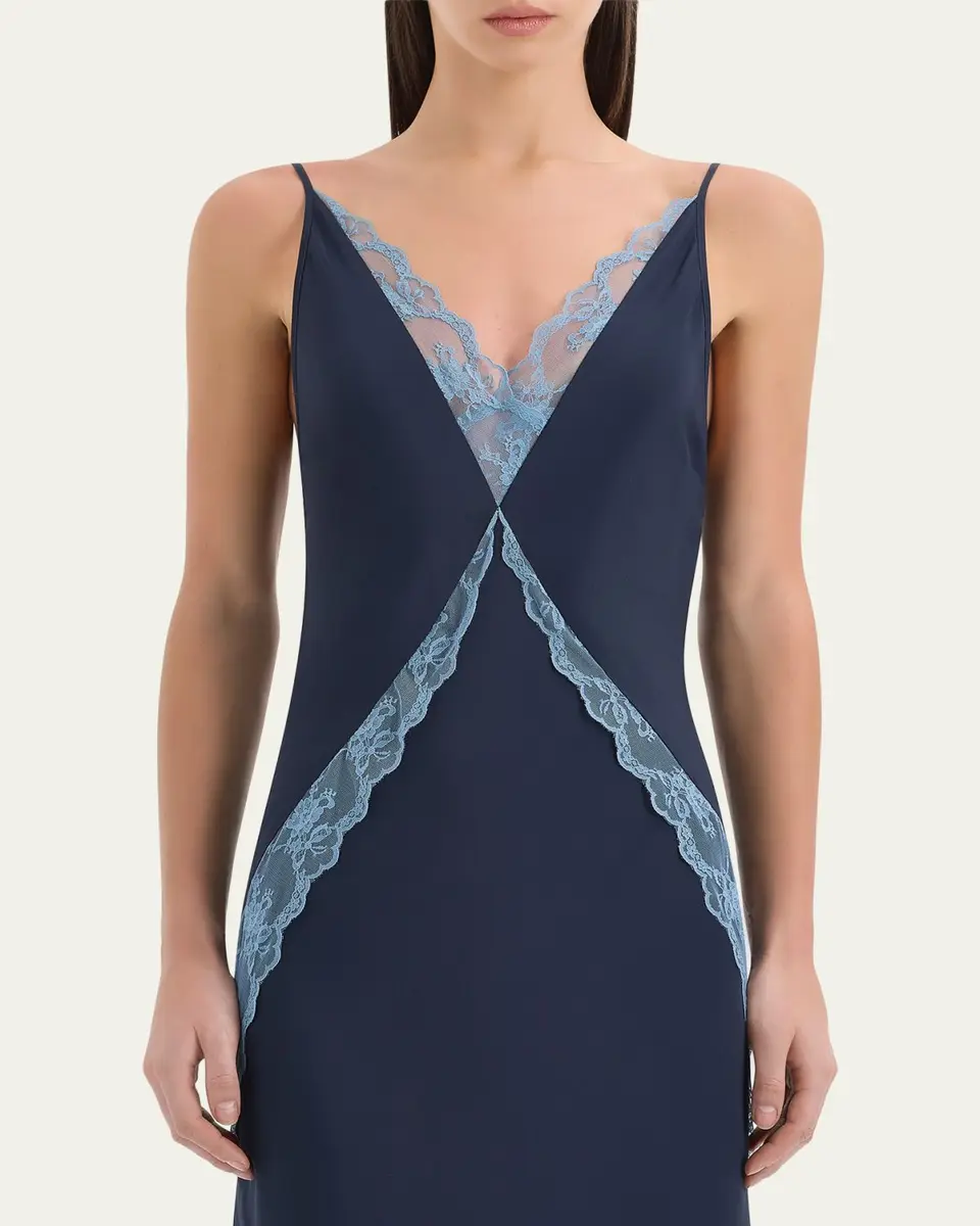 SIR. Elsie Lace V-Neck Gown | Thumbnail 4