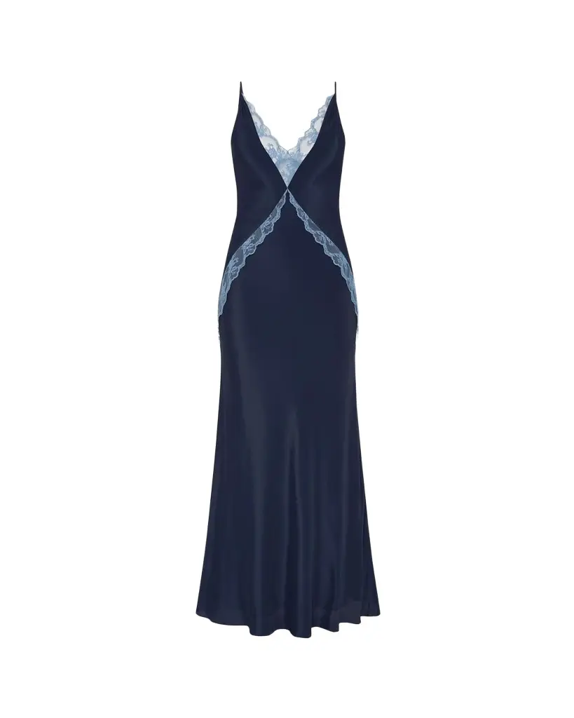 SIR. Elsie Lace V-Neck Gown | Image 1 SIR. Elsie Lace V-Neck Gown | Image 1