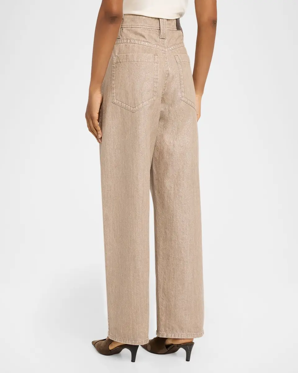 Brunello Cucinelli Shimmer Denim Pants | Thumbnail 3 Brunello Cucinelli Shimmer Denim Pants | Thumbnail 3