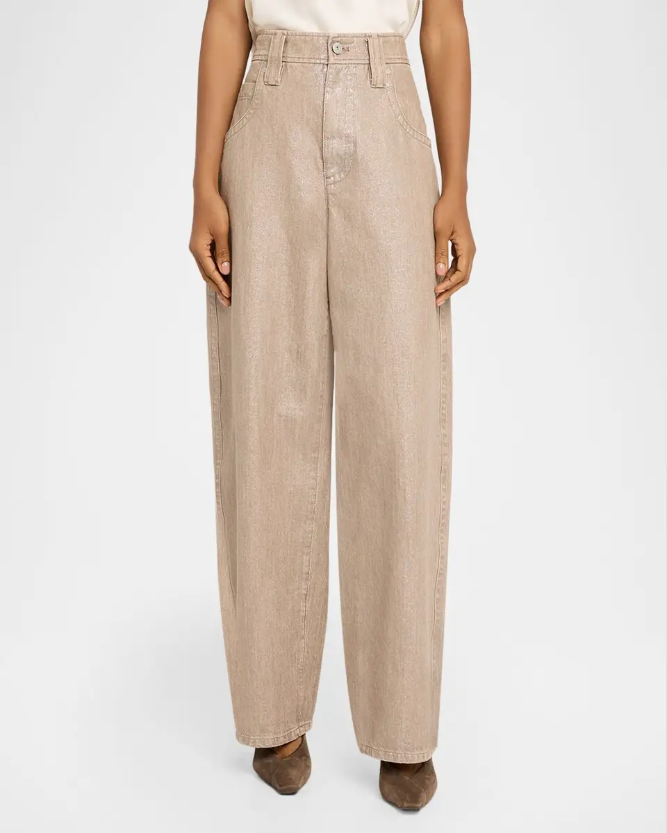 Brunello Cucinelli Shimmer Denim Pants | Thumbnail 4 Brunello Cucinelli Shimmer Denim Pants | Thumbnail 4