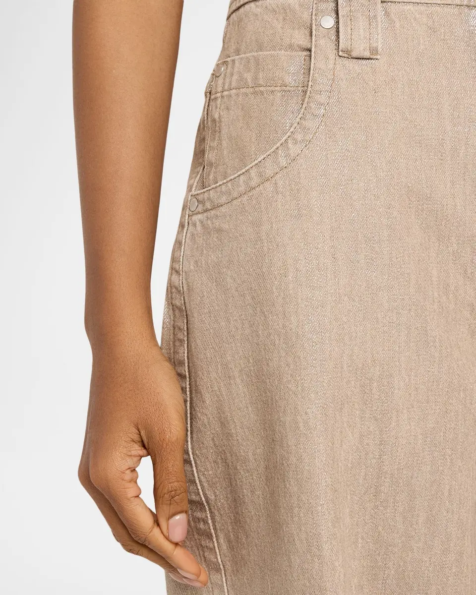 Brunello Cucinelli Shimmer Denim Pants | Thumbnail 5 Brunello Cucinelli Shimmer Denim Pants | Thumbnail 5