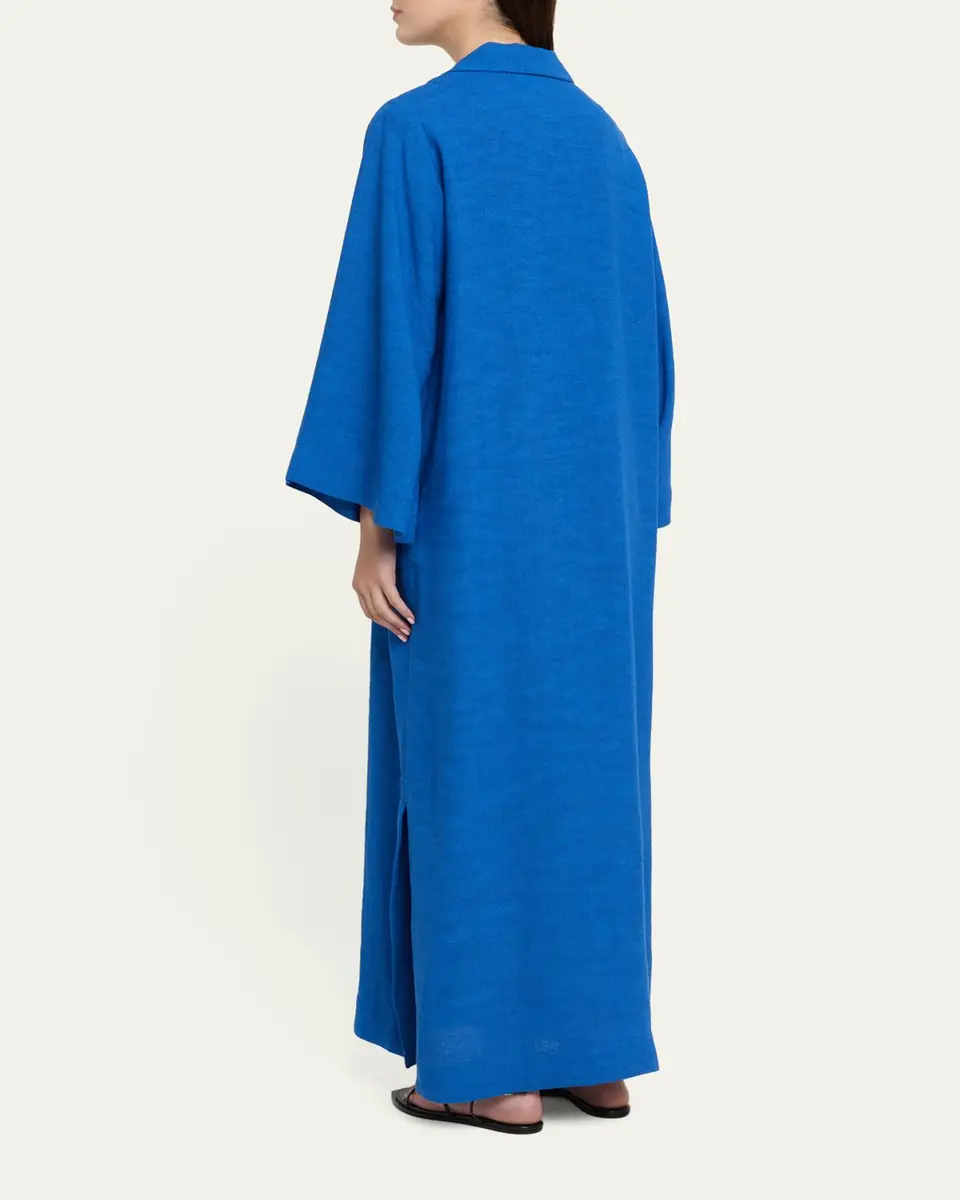 Lisa Marie Fernandez Linen-Blend Tunic Caftan Coverup | Thumbnail 3 Lisa Marie Fernandez Linen-Blend Tunic Caftan Coverup | Thumbnail 3