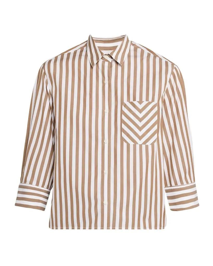 rag & bone Lucia Stripe Poplin Shirt