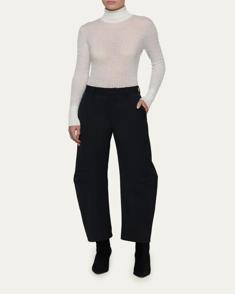 L'Agence Colby Barrel-Leg Trousers | Thumbnail 2 L'Agence Colby Barrel-Leg Trousers | Thumbnail 2