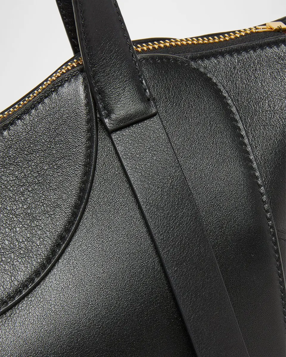 Givenchy Facet Small Chain-Embellished Leather Top-Handle Bag | Thumbnail 6 Givenchy Facet Small Chain-Embellished Leather Top-Handle Bag | Thumbnail 6