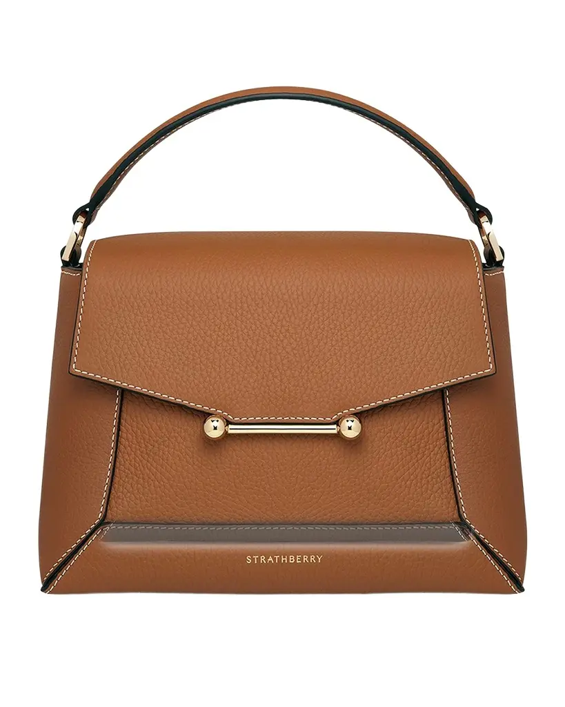 Strathberry Mosaic Envelope Flap Top-Handle Bag | Image 1 Strathberry Mosaic Envelope Flap Top-Handle Bag | Image 1