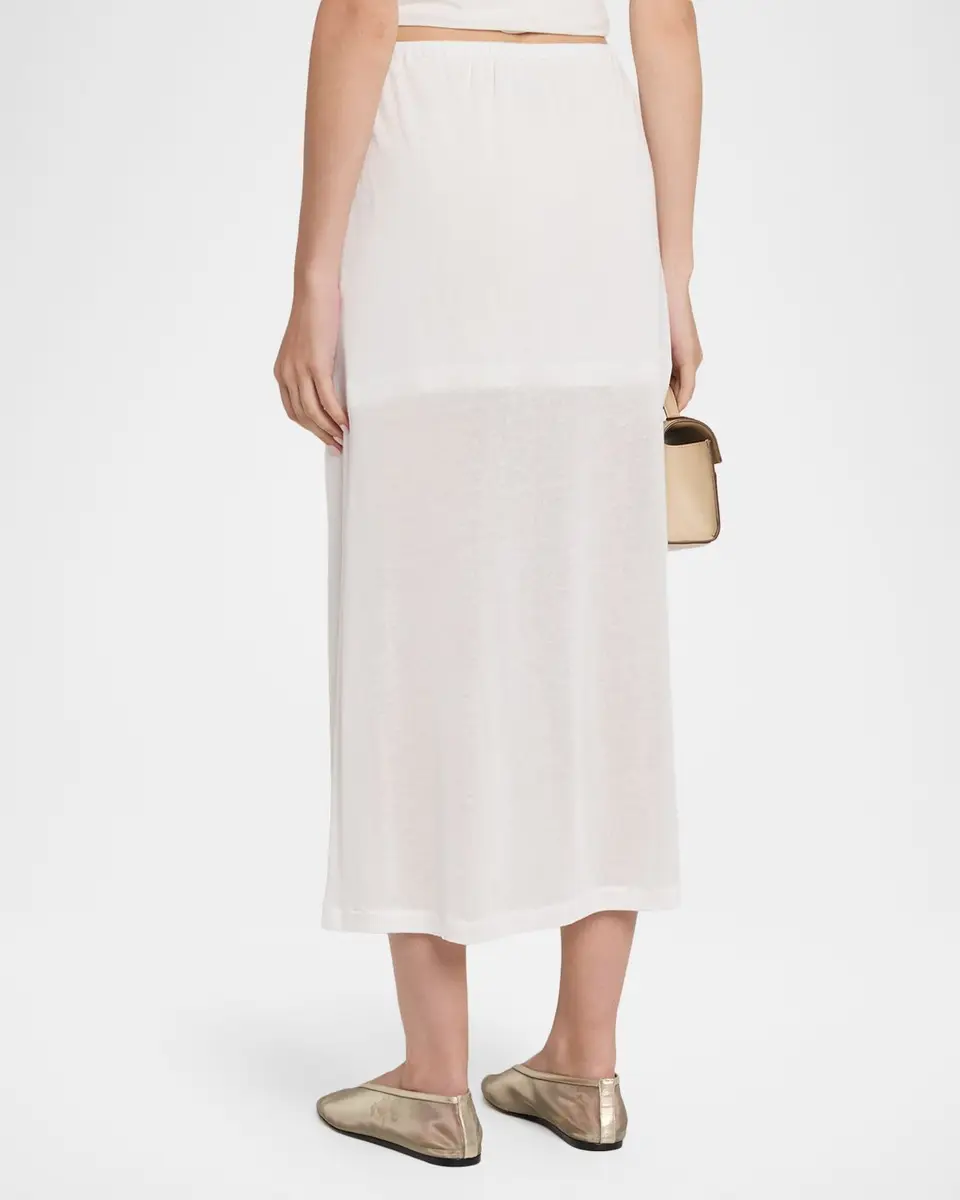 Akyn Studio Ada Sheer Jersey Midi Skirt | Thumbnail 3 Akyn Studio Ada Sheer Jersey Midi Skirt | Thumbnail 3