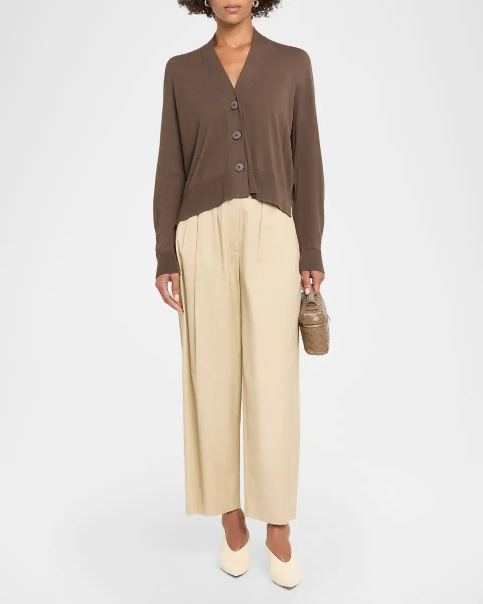 Oh My Goat V-Neck Viscose Knit Cardigan | Thumbnail 2 Oh My Goat V-Neck Viscose Knit Cardigan | Thumbnail 2