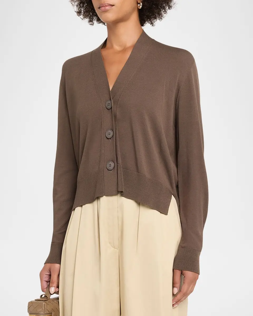 Oh My Goat V-Neck Viscose Knit Cardigan | Thumbnail 4 Oh My Goat V-Neck Viscose Knit Cardigan | Thumbnail 4