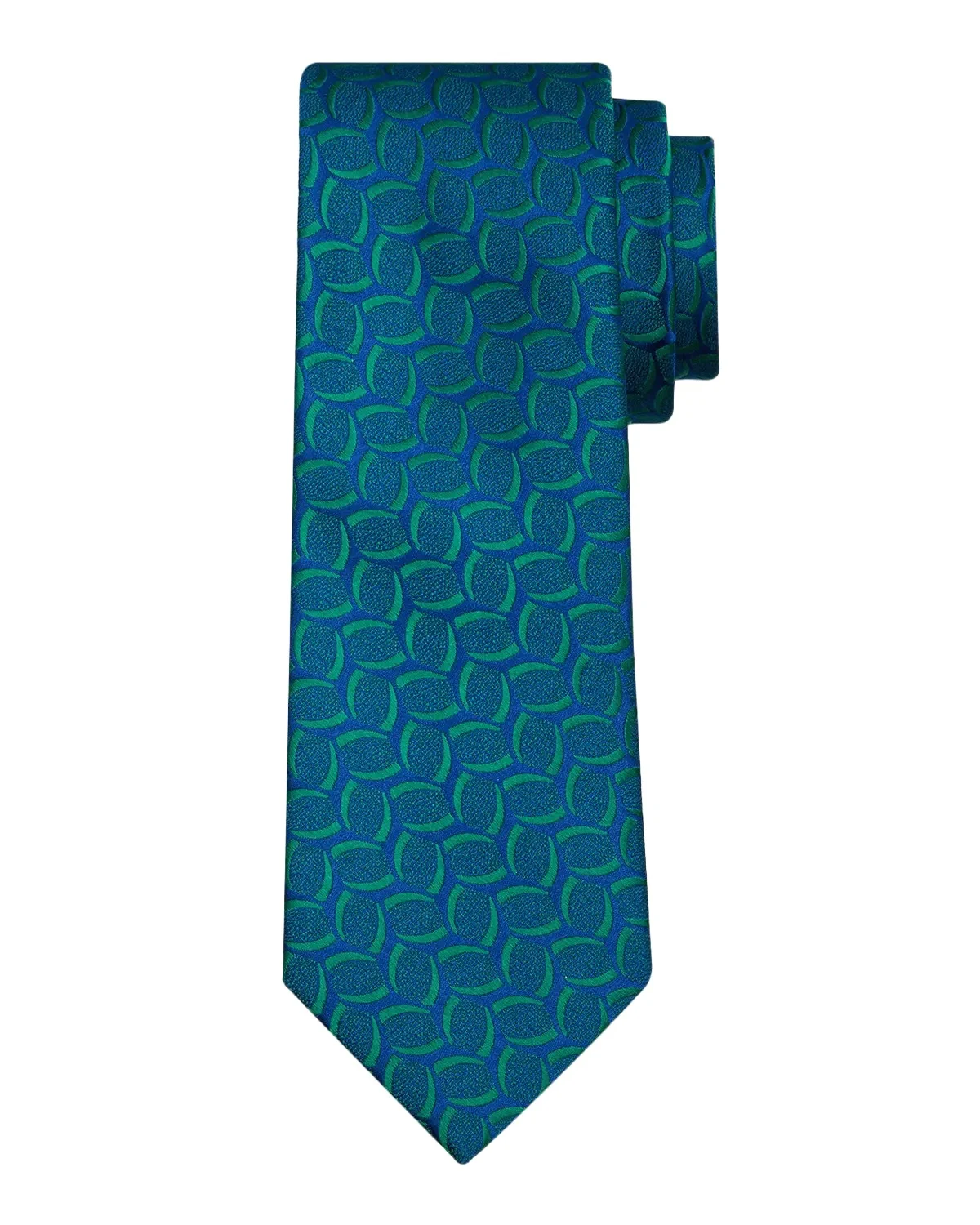 Charvet Men's Geometric Jacquard Silk Tie