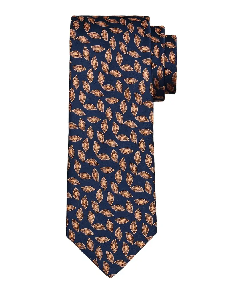 Charvet Men's Geometric Oblong Jacquard Silk Tie | Image 1 Charvet Men's Geometric Oblong Jacquard Silk Tie | Image 1