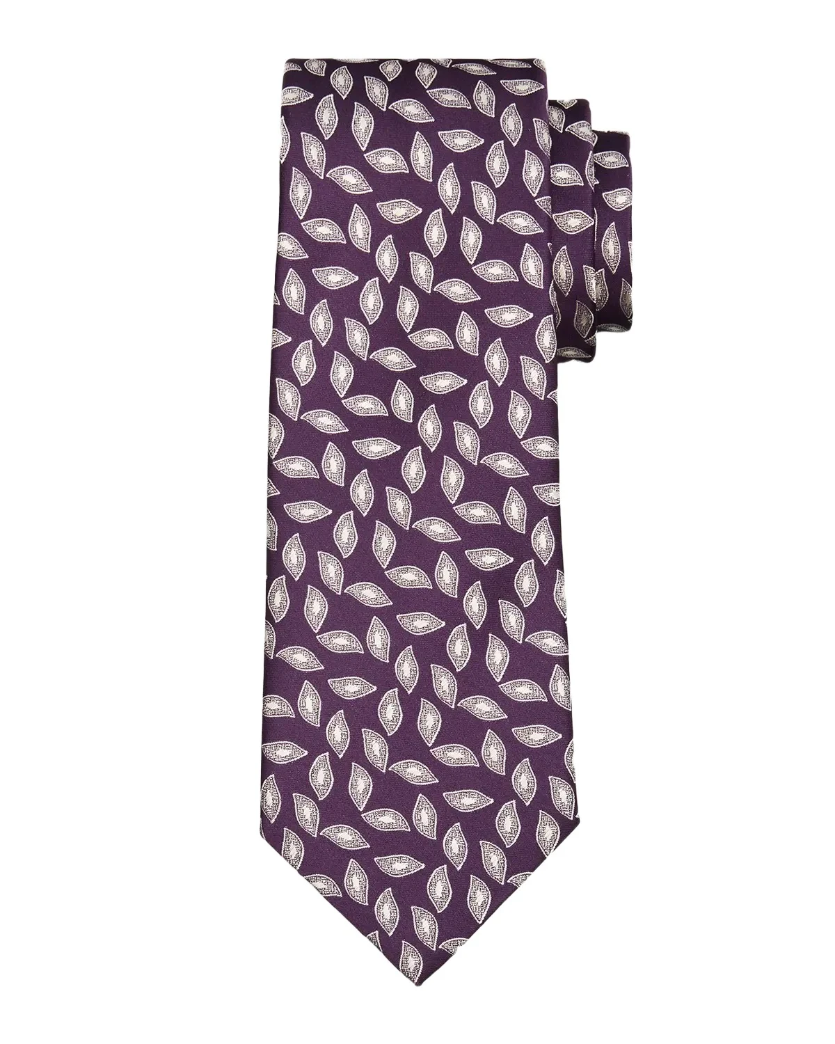 Charvet Men's Geometric Oblong Jacquard Silk Tie