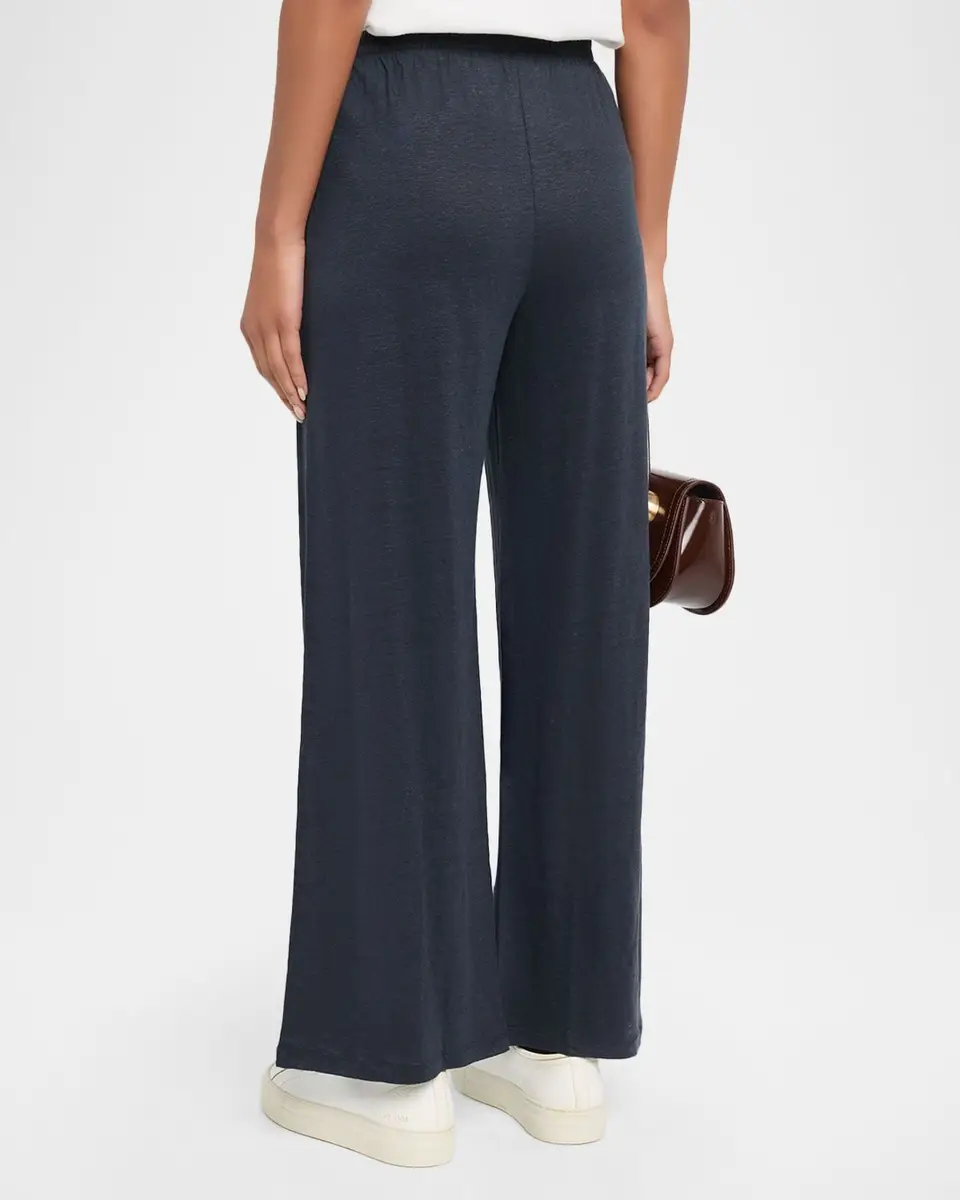 MAJESTIC FILATURES Wide-Leg Stretch Linen Pants | Thumbnail 3 MAJESTIC FILATURES Wide-Leg Stretch Linen Pants | Thumbnail 3