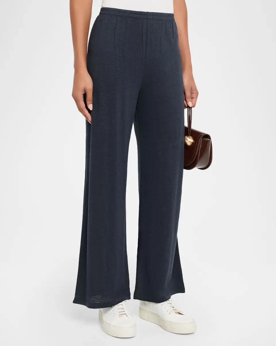 MAJESTIC FILATURES Wide-Leg Stretch Linen Pants | Thumbnail 4 MAJESTIC FILATURES Wide-Leg Stretch Linen Pants | Thumbnail 4
