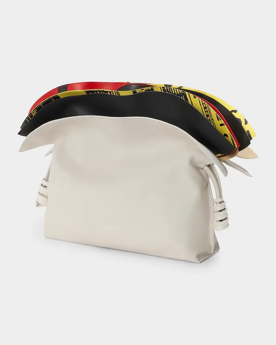 Loewe Millefeuille Flamenco Medium Leather Clutch | Thumbnail 6
