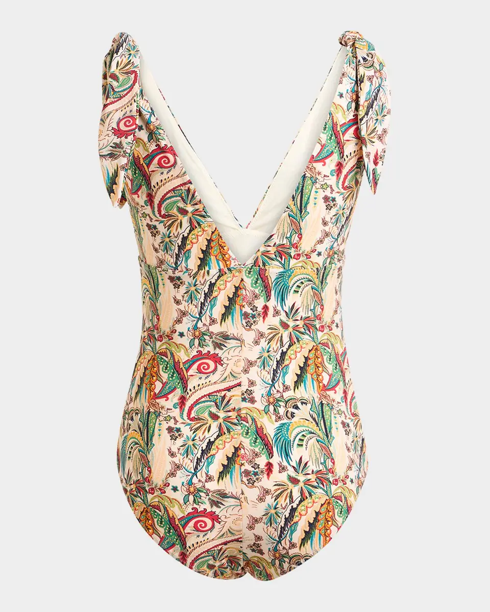 Etro Paisley One-Piece Swimsuit | Thumbnail 5 Etro Paisley One-Piece Swimsuit | Thumbnail 5