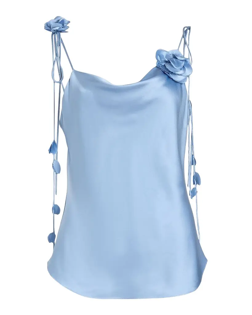 Cinq à Sept Trailing Flower Marta Silk Cami | Image 1 Cinq à Sept Trailing Flower Marta Silk Cami | Image 1