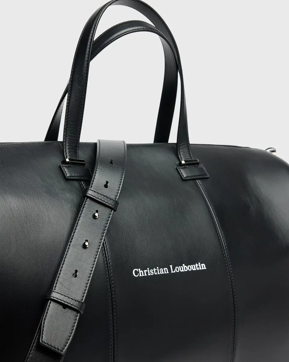 Christian Louboutin Men's Tactical Leather Dufflel Bag | Thumbnail 4 Christian Louboutin Men's Tactical Leather Dufflel Bag | Thumbnail 4