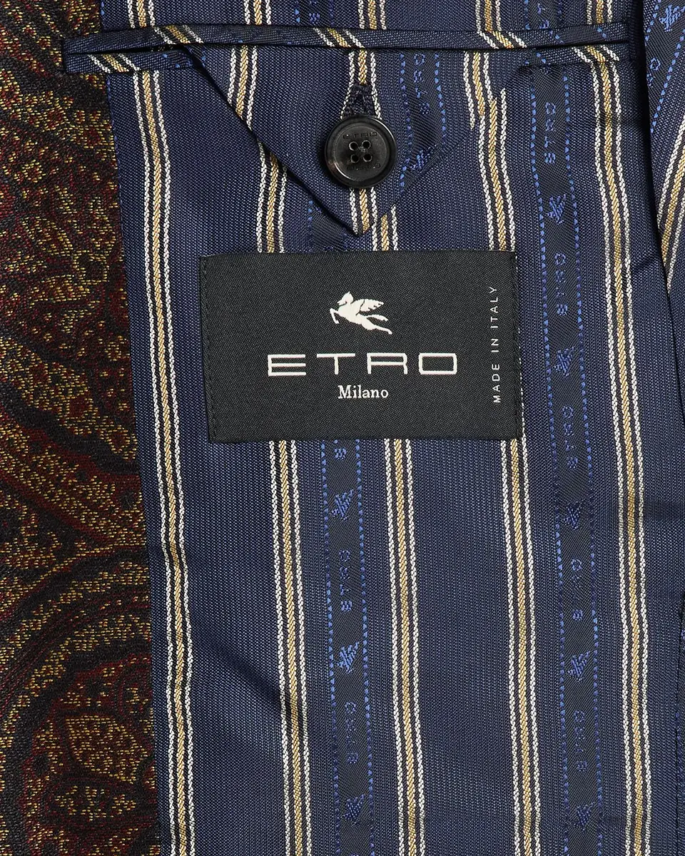 Etro Men's Milano Paisley Jacquard Sport Coat | Thumbnail 6 Etro Men's Milano Paisley Jacquard Sport Coat | Thumbnail 6