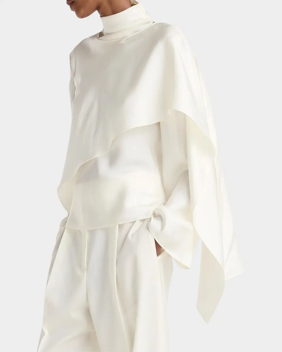 RÓHE Foulard Drape Silk Top | Thumbnail 5 RÓHE Foulard Drape Silk Top | Thumbnail 5