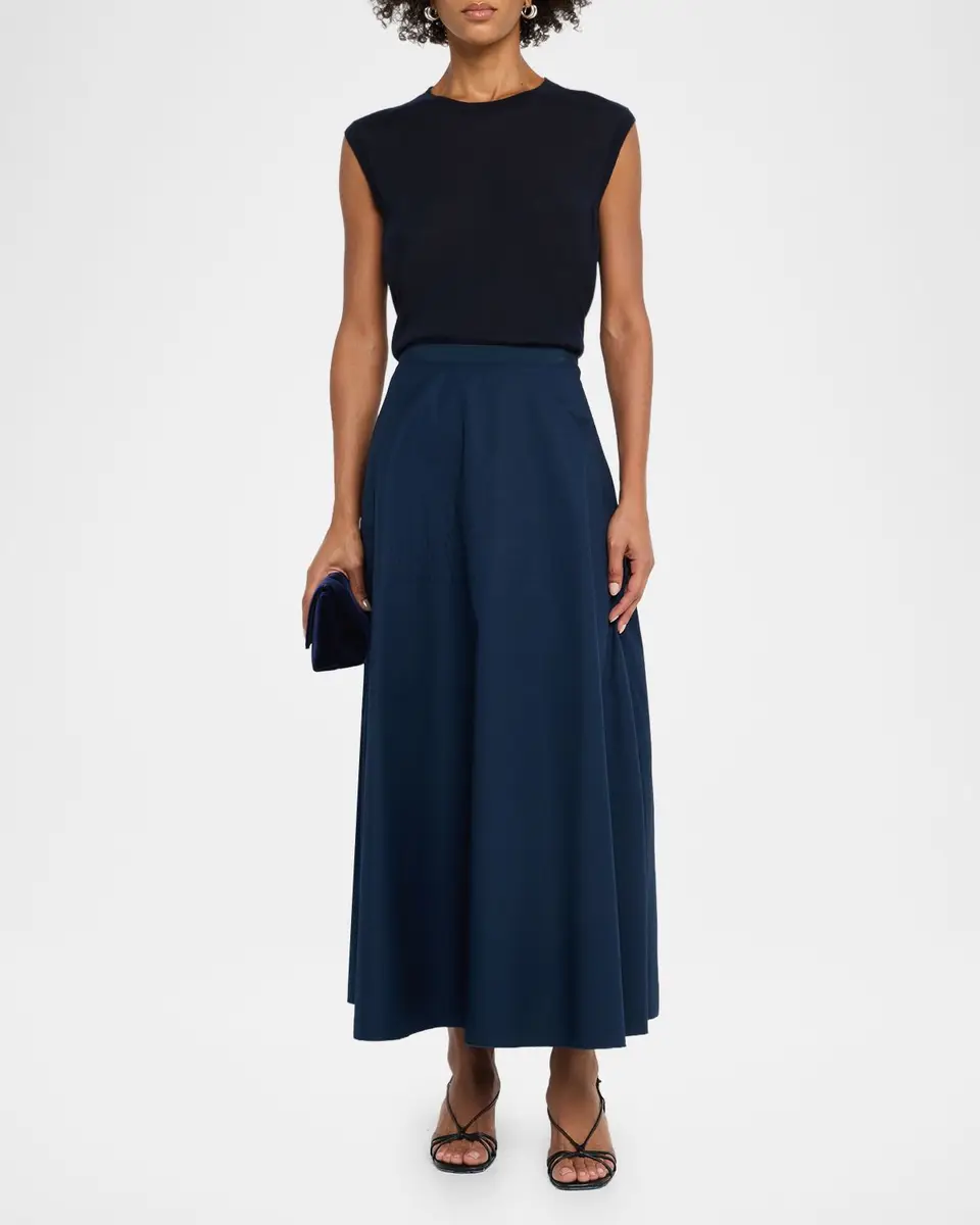 FFORME Deeta Flared Cotton Maxi Skirt | Thumbnail 2 FFORME Deeta Flared Cotton Maxi Skirt | Thumbnail 2