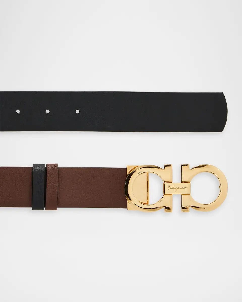 Ferragamo Reversible and Adjustable Leather Gancini belt | Thumbnail 3 Ferragamo Reversible and Adjustable Leather Gancini belt | Thumbnail 3
