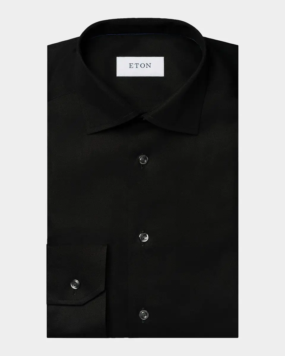 Eton Contemporary-Fit Twill Dress Shirt | Thumbnail 4 Eton Contemporary-Fit Twill Dress Shirt | Thumbnail 4