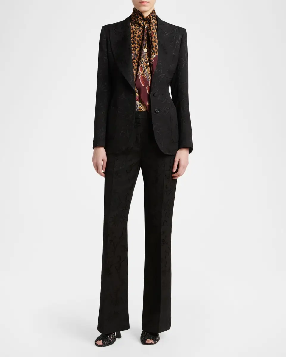 Etro Paisley Animal-Print Silk Neck-Scarf Blouse | Thumbnail 2 Etro Paisley Animal-Print Silk Neck-Scarf Blouse | Thumbnail 2