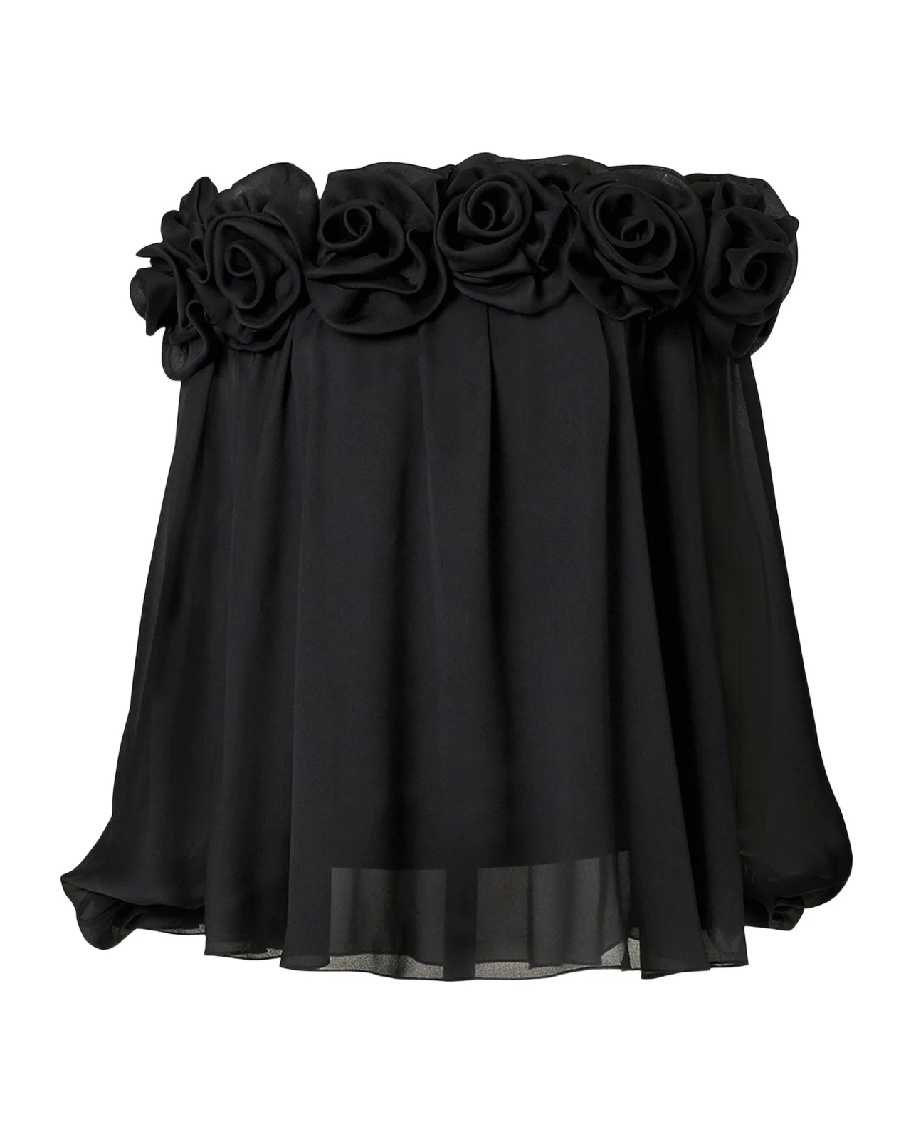 Carolina Herrera Rosette Off-the-Shoulder Blouse