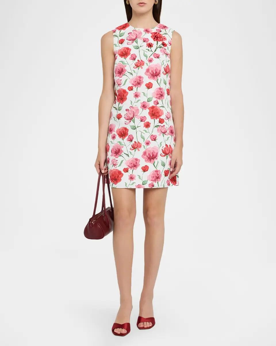 SACHIN & BABI Uma Floral-Print Mini Shift Dress | Thumbnail 2