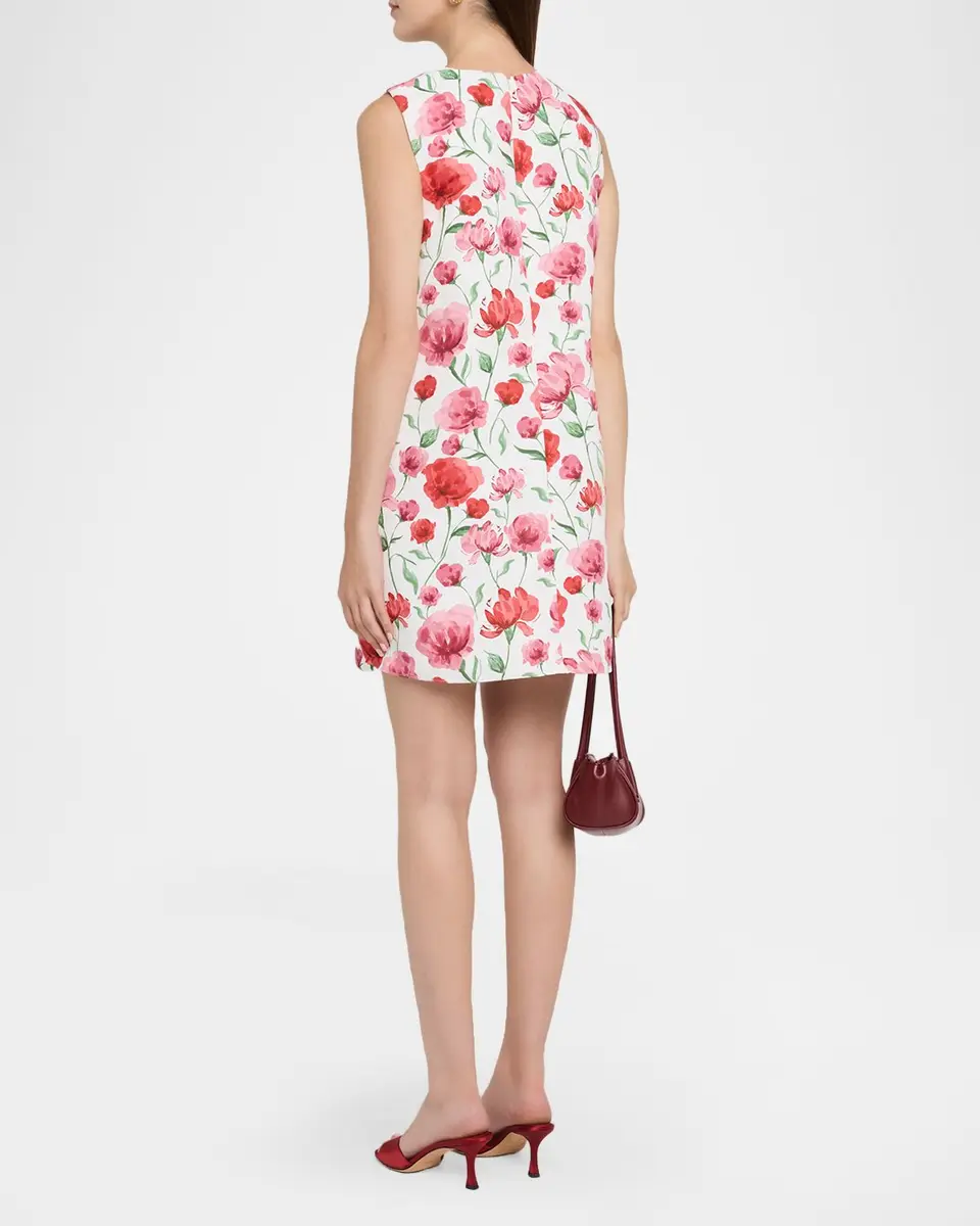 SACHIN & BABI Uma Floral-Print Mini Shift Dress | Thumbnail 3