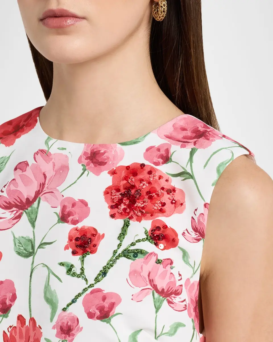 SACHIN & BABI Uma Floral-Print Mini Shift Dress | Thumbnail 5