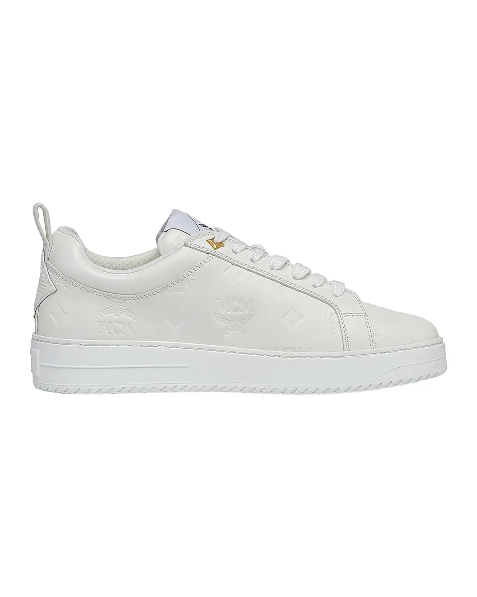 MCM Men's Neo Derby Leather Sneakers | Thumbnail 3