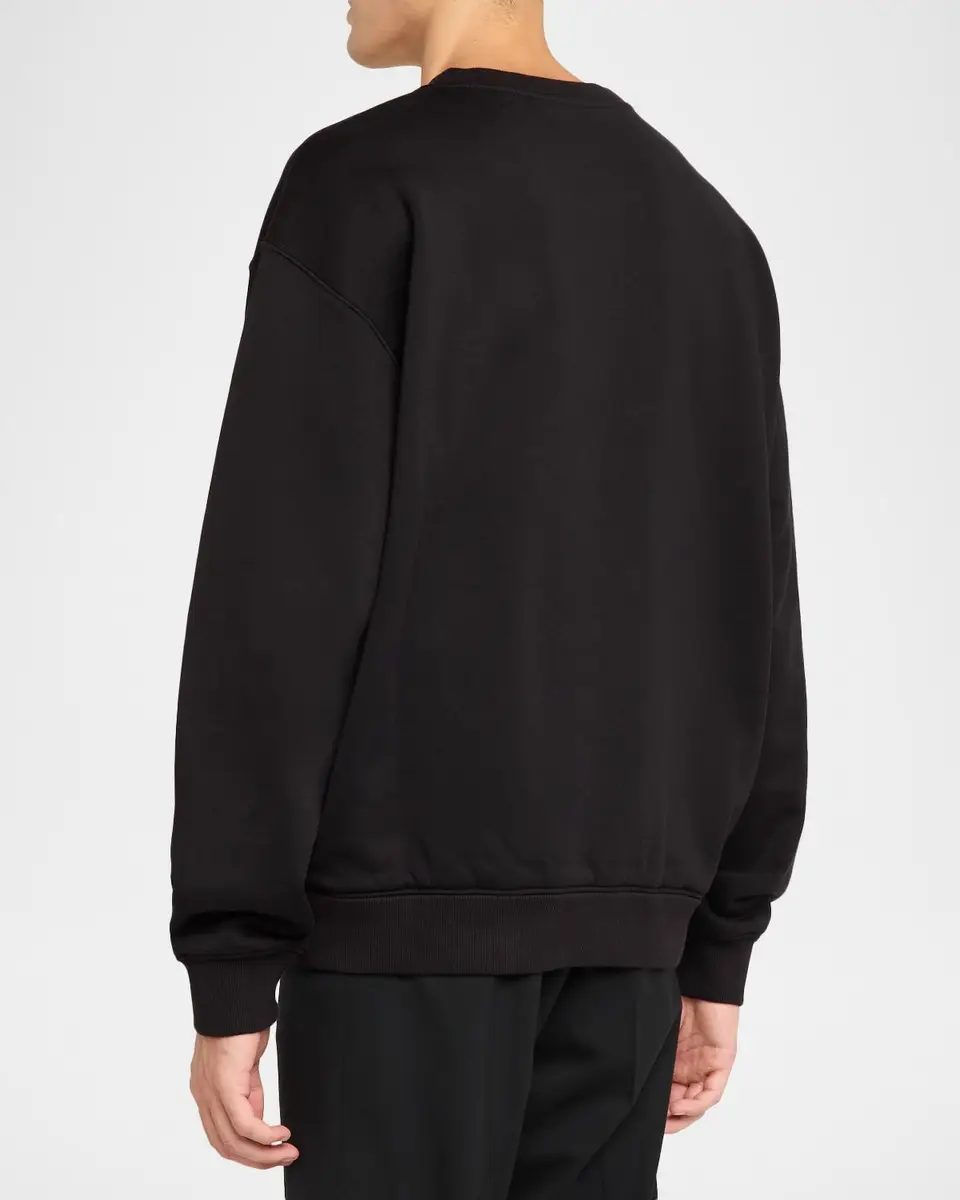Dolce & Gabbana Men's Ricamo Cotton Logo Sweatshirt | Thumbnail 3 Dolce & Gabbana Men's Ricamo Cotton Logo Sweatshirt | Thumbnail 3