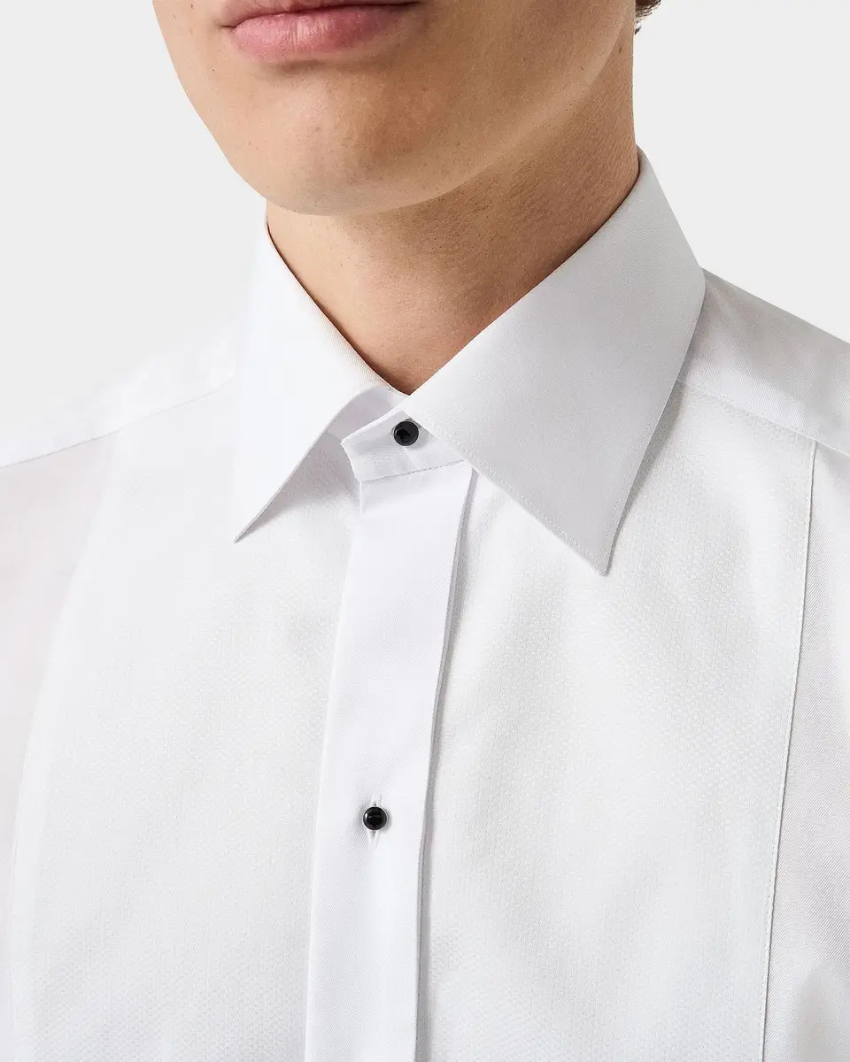 Eton Men's Cotton Dobby Slim Fit Shirt | Thumbnail 5 Eton Men's Cotton Dobby Slim Fit Shirt | Thumbnail 5