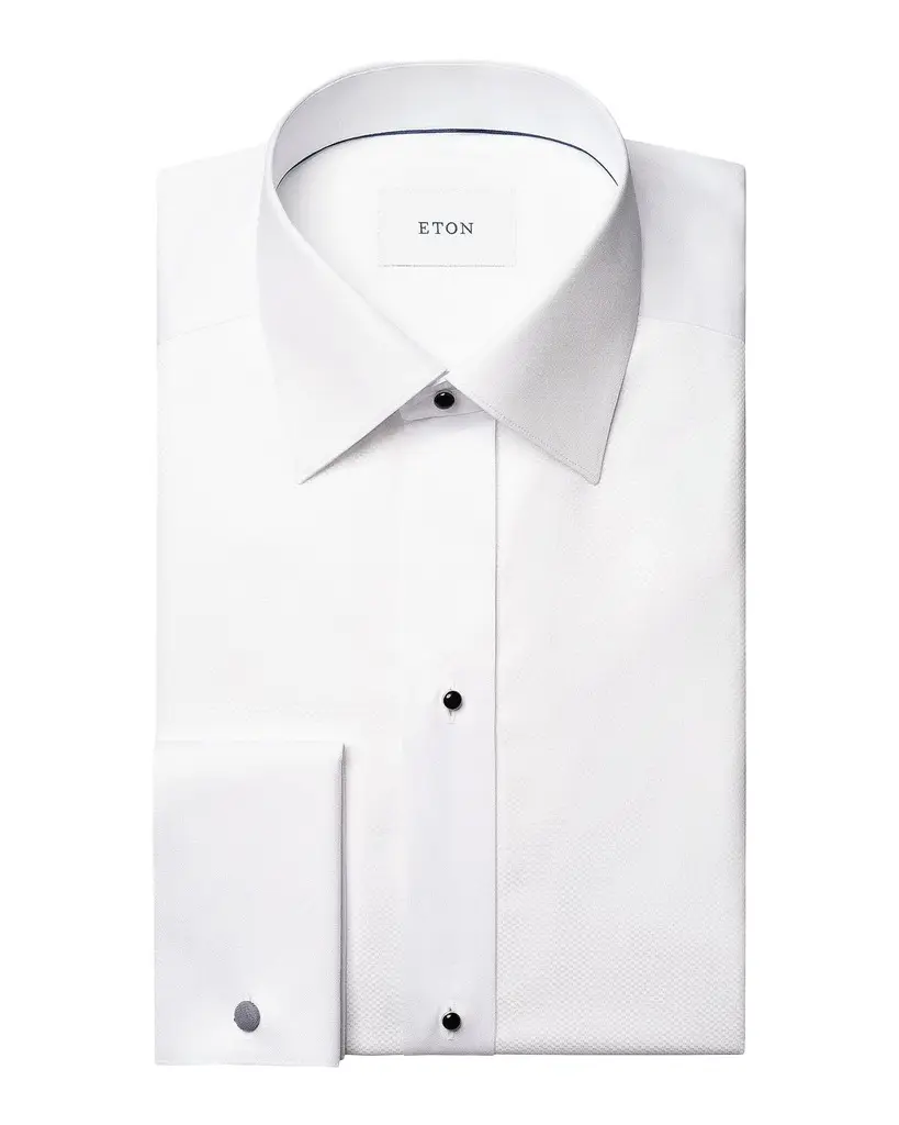 Eton Men's Cotton Dobby Slim Fit Shirt