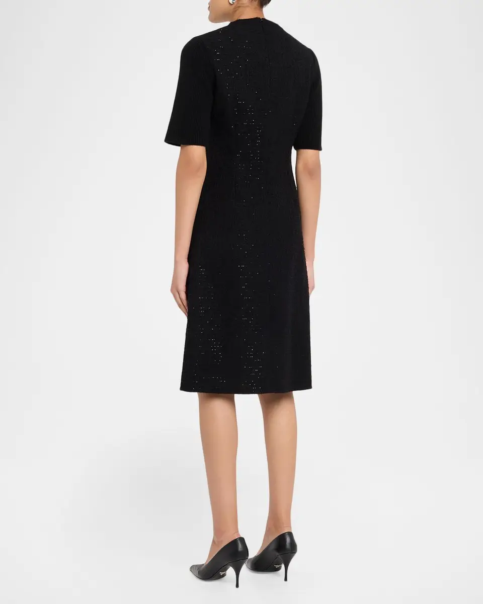 Fabiana Filippi A-Line Sequin Tweed Dress | Thumbnail 3