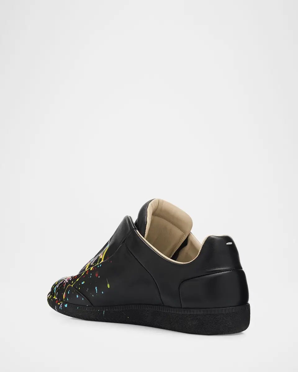 Maison Margiela Future Leather Low-Top Sneakers | Thumbnail 2