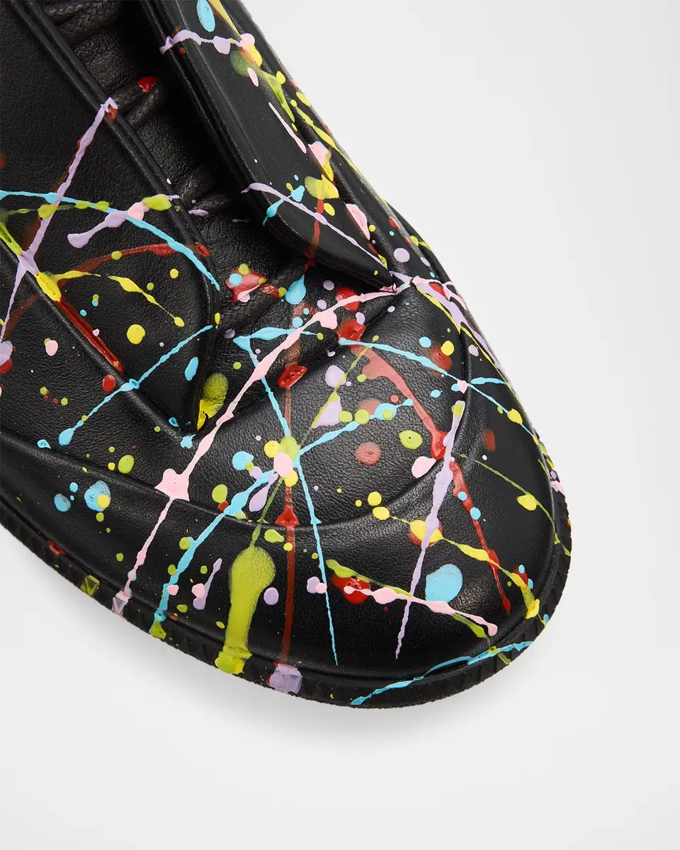 Maison Margiela Future Leather Low-Top Sneakers | Thumbnail 3