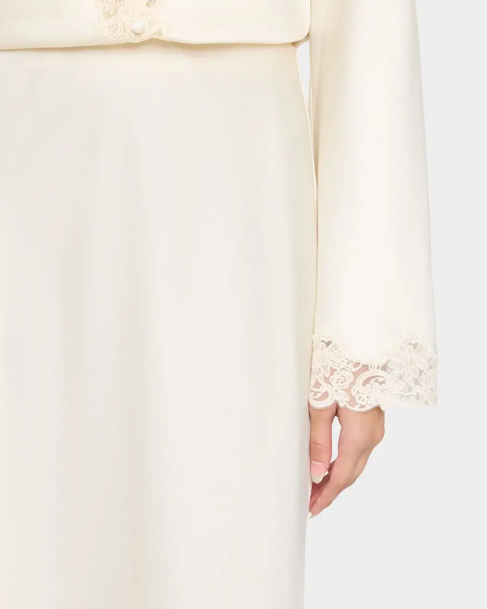 LoveShackFancy Avelaine Satin Midi Skirt | Thumbnail 5 LoveShackFancy Avelaine Satin Midi Skirt | Thumbnail 5