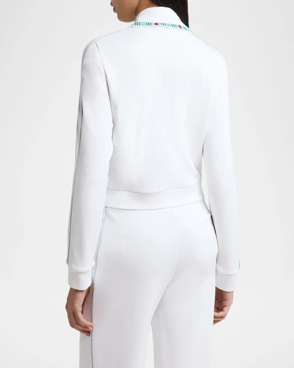 Casablanca Textured Pique Embroidered Track Jacket | Thumbnail 3