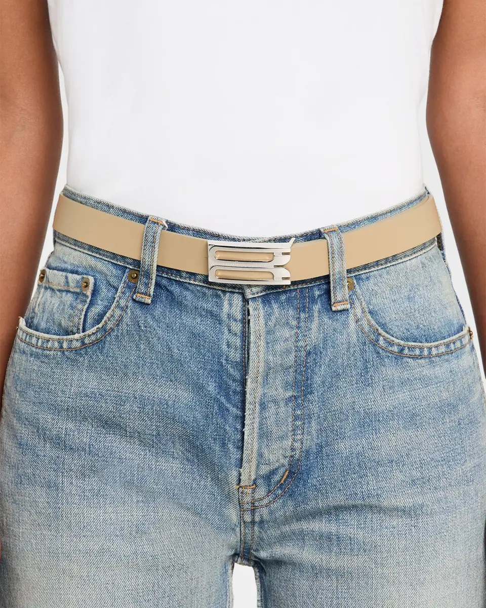 Victoria Beckham Dorian Frame Belt in Shiny Leather | Thumbnail 2 Victoria Beckham Dorian Frame Belt in Shiny Leather | Thumbnail 2
