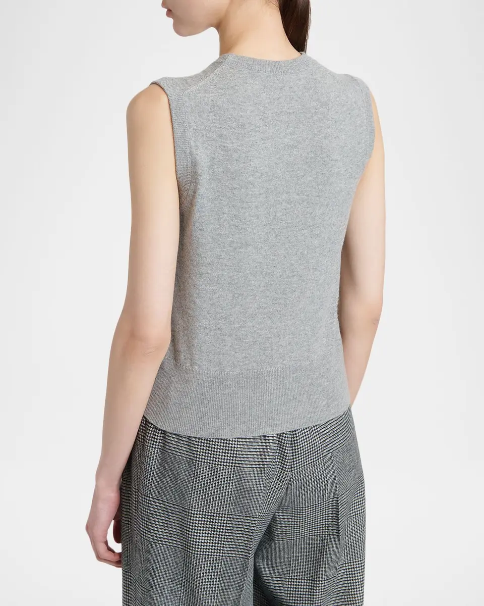 Dolce & Gabbana Cashmere Sleeveless Crewneck Sweater | Thumbnail 3 Dolce & Gabbana Cashmere Sleeveless Crewneck Sweater | Thumbnail 3