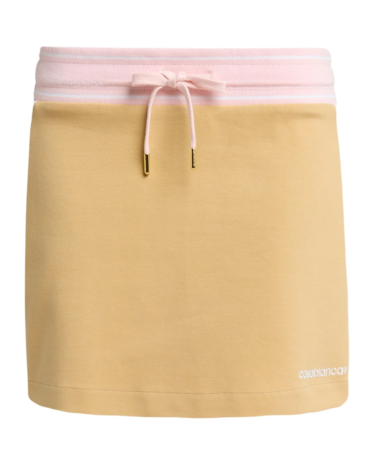 Punto Drawstring Mini Skirt